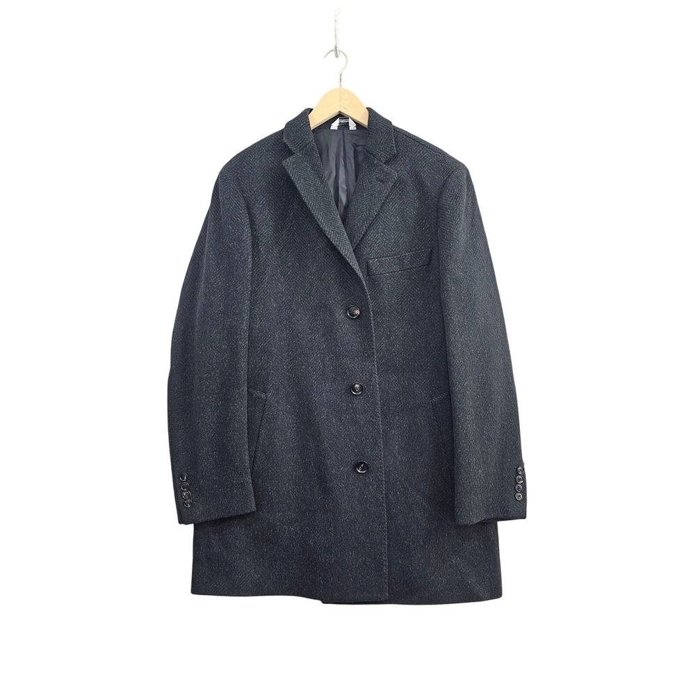 Cardinal of Canada Overcoat 46R Grey Fratelli Tallia Di Delfino Italian Cashmere